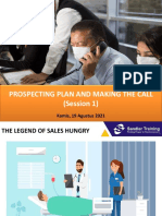 Sales Mastery-Slide Ngajar Prospecting Plan and Making The Call (19 Agustus 2021)