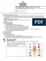 Learning Activity Sheet in Disciplines and Ideas in The Social Science