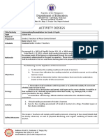 Activity Design For Intervention Remediation