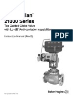 Masoneilan 21000 Series: Top Guided Globe Valve With Lo-dB /anti-Cavitation Capabilities