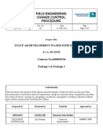 QCP 045 Field Engg Control Procedure (Zuluf Water Supply Facilities B.I. No. 10-12322) Submitted