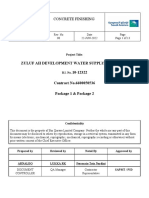 QCP 050 Concrete Finishing (Zuluf Water Supply Facilities B.I. No. 10-12322) Submitted