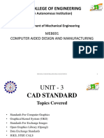 Sns College of Engineering: ME8691 Computer Aided Design and Manufacturing