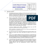 Section 9 - Welding Control