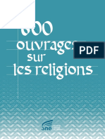 Catalogue 600 Ouvrages Sur Les Religions - VDEF