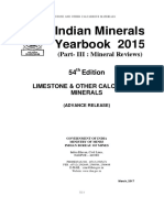 Indian Minerals Yearbook 2015: (Part-III: Mineral Reviews) 54 Edition