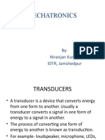 Mechatronics: By-Niranjan Kumar IDTR, Jamshedpur