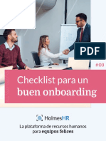 HRHolmes - Checklist para Un Buen Onboarding