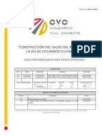 SVEC-CVC-PRD-PO-0010 Vigas Prefabricadas para Pasos Superiores R1