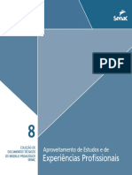 DT - 8 - Aproveitamento de Estudos e de Experiências Profissionais