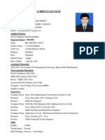 Soe Zin Aung CV Form