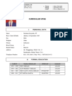 Curriculum Vitae: I Personal Data