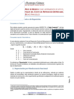 Depreciación de Bienes Inmuebles X Ross-Heidecke