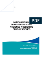 Notificacion Transferencia Acciones Cesion