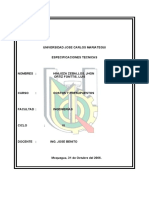 Memoria Descriptiva y Esp - Tecnicas