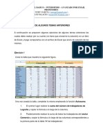 Clase 41A Excel BASICO - InTERMEDIO - AVANZADO - Ejercicios de Algunos Temas Anteriores