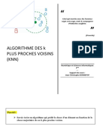 ALGORITHME DES K PLUS PROCHES VOISINS (KNN)