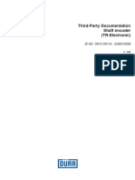 Third-Party Documentation Shaft Encoder (TR-Electronic) : F - GB As Of: 09/2004