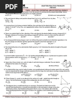 Electric Potential and Potential Energy CPP - XII