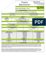 Sales Spec 11212222 Organic Ginger Juice, Pasteurized - US v5