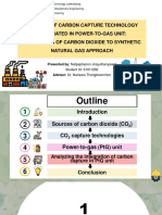 Analysis of Carbon Capture Technology Integrated in Power-To-Gas Unit: Conversion of Carbon Dioxide To Synthetic Natural Gas Approach