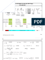 Reinforce RC BEAM / SLAB With FRP Plates ACI 440.2-02: MDL 2.93 KN-M Ms 7.98 KN-M C