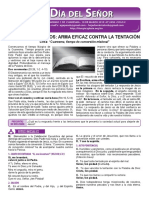 Domingo 1 de Cuaresma 10 de Marzo 2019 Ciclo C