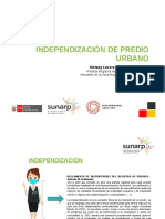 Independización de Predio Urbano