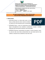 Plano Diagnóstico de Ciências Da Turma Do 3º Ano 2021 PDF