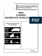 2004 Ford E Series Incomplete Vehicle Manual