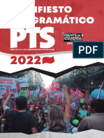 Manifiesto Programático Del PTS 2022