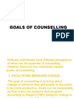 Goals of Counseling