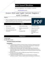 Mostafa Kamel Ibrahim: Senior BMS and Light Current Engineer KNX Certified