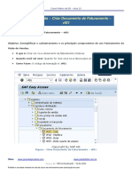 SD - Visao Geral - Aula 13 - Venda - Criar Documento de Faturamento - Vf01