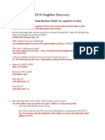 Packet Tracer - Ipv6 Neighbor Discovery: Step 2: Switch To Simulation Mode To Capture Events