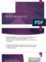 Ot Instruments: Ms. Revathy. A