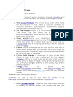 SWOT Analysis of Croma: Product Portfolio