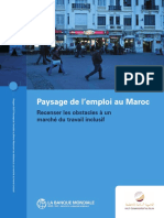 Paysage de L'emploi Au Maroc - Recenser Les Obstacles À Un Marché Du Travail Inclusif