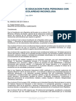 Normativa de Educación para Personas Con Escolaridad Inconclusa 111