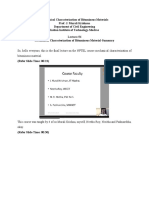 So, Hello Everyone, This Is The Final Lecture On The NPTEL Course Mechanical Characterization of Bituminous Material