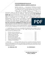 Acta de Intervención Policial Requisitoriado