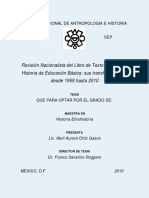 Revisión Nacionalista Del Texto Gratuito de Historia de Educación Básica