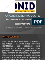 Presentación Electrónica ANALISIS DEL PRODUCTO UNID