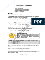 Congruence Theorems and Linear Congruences