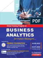 Business Analytics: For Future Managers