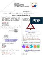 6ano Geometria Avaliacao Diagnostica