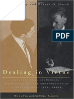 Yves Dezalay and Bryant. G. Garth - Dealing in Virtue International Commercial Arbitration and The Construction of A Transnational Legal Order