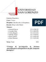 Sistemas Amortiguadores de PH, Tampones Biológicos. Investigación