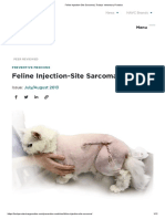 Feline Injection-Site Sarcoma - Todays Veterinary Practice