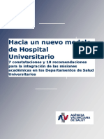 Hacia Un Nuevo Modelo de Hospital Universitario